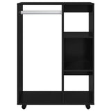 Wardrobe Black 80x40x110 cm Engineered Wood 808514