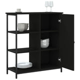 Sideboard Black 70x30x80 cm Engineered Wood 835489