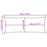 Sunshade Sail 160 g/m Rectangular Sand 2x5 m HDPE 4002033
