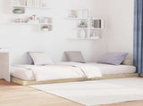 Floor Bed Frame Sonoma 100 x 200 cm Engineered Wood 893550