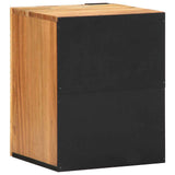 Bathroom Hanging Cabinet Brown 38 x 33 x 48 cm Solid Mango Wood 4017776
