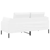 2-Seater Sofa White 188 x 81 x 89 cm Fabric 42048609