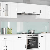 Kitchen Backsplash 2 pcs White 120 x 50 cm Tempered Glass 3415486