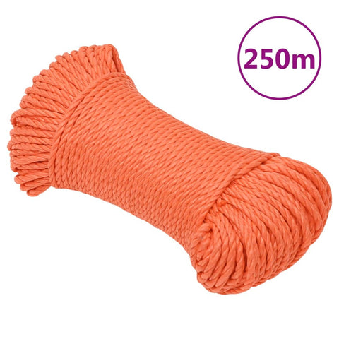 Work Rope Orange 8 mm 250 m Polypropylene 152931