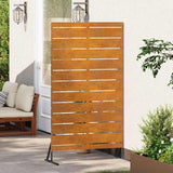 Privacy Screen Grey 100 x 50 x 180 cm Weathering Steel 868569
