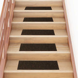 Stair Mats Self-adhesive 30 pcs 76x20 cm Brown Rectangular 3365727