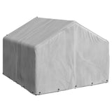 Outdoor Dog Kennel with Cover 2x2x1.5 m Galvanised Steel 4105408
