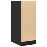 Apothecary Cabinet Black 30x41x77.5 cm Engineered Wood 855152