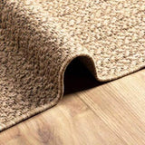 Rug ZIZUR 200x290 cm Jute Look Indoor and Outdoor 364834