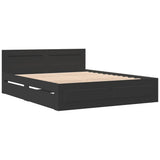 Bed Frame with Headboard without Mattress Black 160x200 cm 3295549