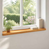Window Sills 2 pcs Light Brown 80x 30 x 2 cm Solid Beech Wood 42048192