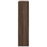 Radiator Cover Brown Oak 104x20x82 cm Engineered Wood 852696