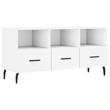 TV Cabinet White 102x36x50 cm Engineered Wood 829052