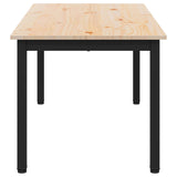 Coffee Table Natural 100 x 50 x 45 cm Solid Pine Wood 892765