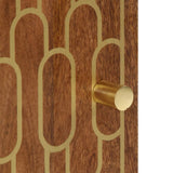 Bathroom Wall Cabinet 38x33x48 cm Solid Wood Mango 358304