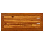 ZNTS Garden Console Table 80x35x75 cm Solid Acacia Wood 316405