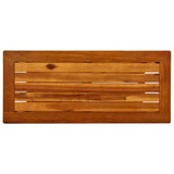 ZNTS Garden Console Table 80x35x75 cm Solid Acacia Wood 316405