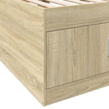 Daybed Sonoma oak Engineered wood Small Single Daybed 3280260