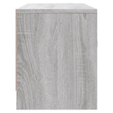 TV Cabinet Grey Sonoma 102x30x37.5 cm Engineered Wood 823259