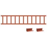 Red 600 x 2.5 x 20 cm Steel 42028465