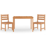 Garden Dining Set Teak Solid teak wood 3 piece set 3157179