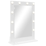 Vanity Mirror White 70 x 50 x 18 cm Glass and Engineered wood 868333