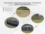 3.8m x 3.2m Pop Up Gazebo Hexagonal Canopy Tent Outdoor Sun Protection with 6 Mesh Sidewalls, Hand T3398P320131