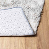 Shaggy Rug High Pile NAVARRA Silver Grey 160x230 cm Polyester 4102844