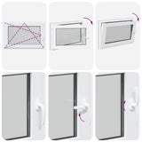 Basement Window "RISOR" 90x70 cm Tilt&Turn DIN Left Anthracite 4108405