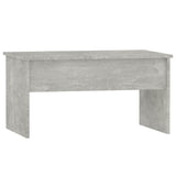 Coffee Table Concrete Grey 80x50.5x41.5 cm Engineered Wood 809642