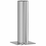Chimney Head Extension Silver 24 x 24 x 50 cm Stainless Steel 42008439