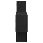 ZNTS Wall Shelf Black Oak 167.5x18x68 cm Engineered Wood 868075
