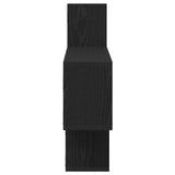 ZNTS Wall Shelf Black Oak 167.5x18x68 cm Engineered Wood 868075