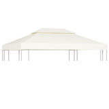 Gazebo Cover Canopy Replacement 310 g / m Cream White 3 x 4 m 40880