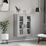 Wall Mounted Cabinet Grey Sonoma 69.5x34x90 cm 828490