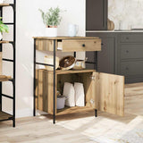 Kitchen Trolley Artisan Oak 56 x 43 x 89.5 cm Engineered Wood 871667