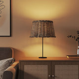 ZNTS Lamp Shade Brown Ø45x28 cm Wicker 364394