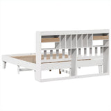 Bed Frame without Mattress White 180x200 cm Super King Solid Wood Pine 3308835