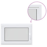Basement Window RISOR 95 x 55 cm PVC and Glass 42047853