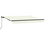 Retractable Awning Cream 250 x 200 cm Fabric 3329358