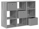 Sideboard with Drawer Grey Sonoma 88.5 x 29 x 84.5 cm 8000489