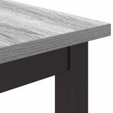Table Grey Sonoma 100 x 50 x 76.5 cm Engineered Wood and Steel 873771