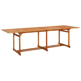 11 Piece Garden Dining Set 280x90x75 cm Solid Wood Acacia 3086992