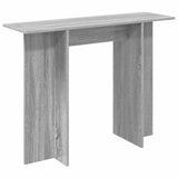 Console Table Grey Sonoma 100 x 30 x 75 cm Engineered Wood 8001172