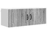 Wall Cabinet PORTO Grey Sonoma 80 x 31 x 40 cm Engineered Wood 885291
