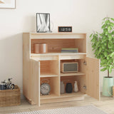 Sideboard 70x34x80 cm Solid Wood Pine 814384