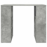 Desk with Shelf Concrete Grey 90 x 50 x 75 cm Engineered Wood 869509