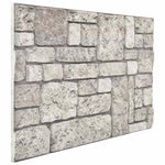 3D Wall Panels with Grey Brick Design 10 pcs EPS 147205