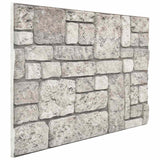 3D Wall Panels with Grey Brick Design 10 pcs EPS 147205