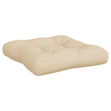 Pallet Cushions 3 pcs Beige Fabric 360859